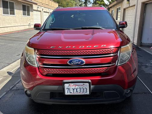 Red 2013 Ford Explorer Limited