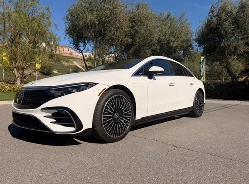 White 2023 Mercedes-Benz EQS 580 4MATIC