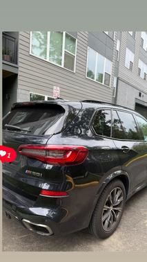 Blue 2020 BMW X5 M50i