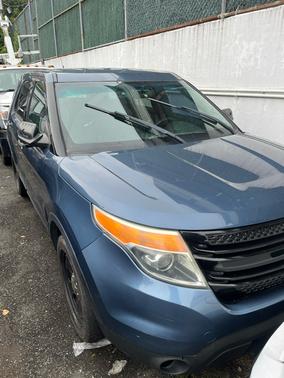 Blue 2014 Ford Utility Police Interceptor Base
