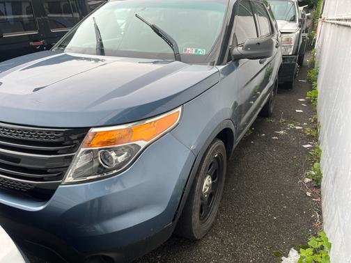 Blue 2014 Ford Utility Police Interceptor Base