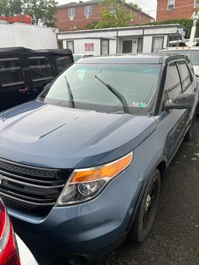 Blue 2014 Ford Utility Police Interceptor Base