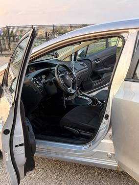 Gray 2013 Honda Civic LX