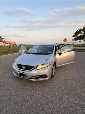 Gray 2013 Honda Civic LX