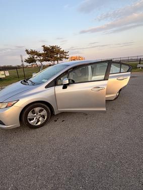 Gray 2013 Honda Civic LX