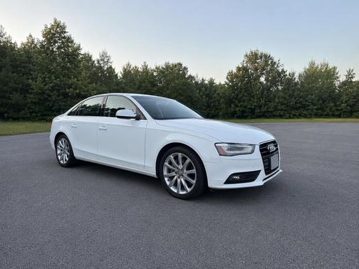 White 2013 Audi A4 2.0T Premium Plus quattro