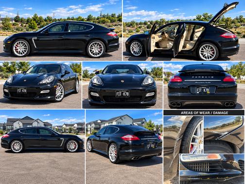 Black 2010 Porsche Panamera Panamera Turbo