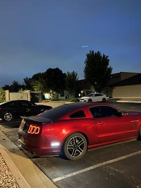 Red 2014 Ford Mustang GT