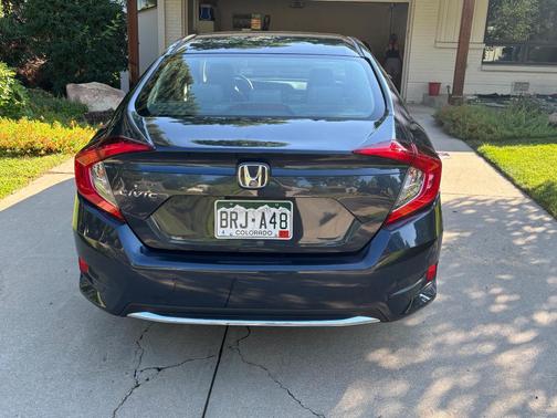Blue 2021 Honda Civic LX