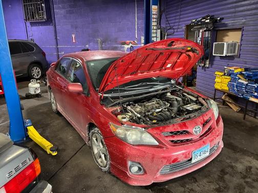 Red 2012 Toyota Corolla S