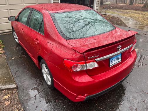 Red 2012 Toyota Corolla S