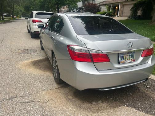 Silver 2015 Honda Accord LX