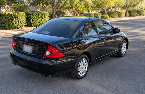 Black 2005 Honda Civic LX