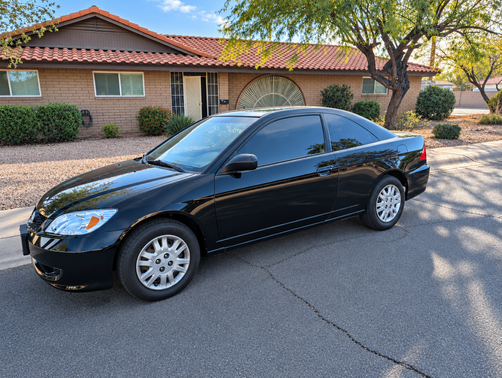 Black 2005 Honda Civic LX