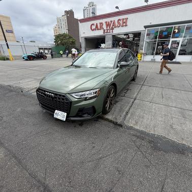 Green 2023 Audi S8 4.0T