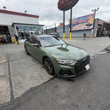 Green 2023 Audi S8 4.0T