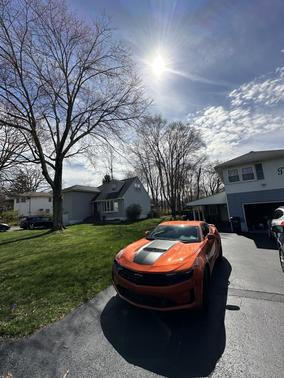 Orange 2023 Chevrolet Camaro LT1
