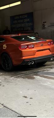 Orange 2023 Chevrolet Camaro LT1