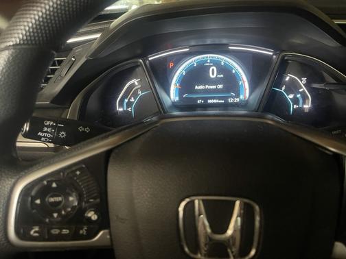 White 2017 Honda Civic EX