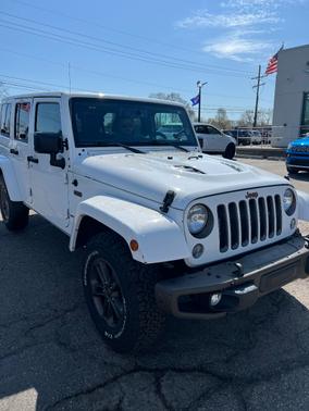 White 2016 Jeep Wrangler Unlimited Sahara