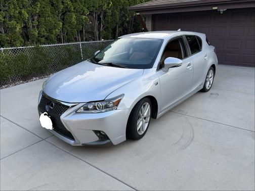 Silver 2016 Lexus CT 200h Base