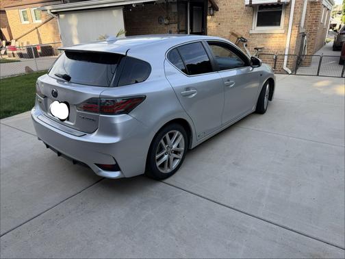 Silver 2016 Lexus CT 200h Base