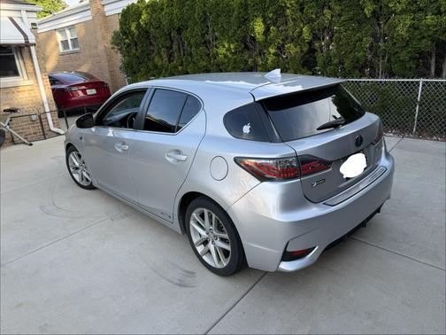 Silver 2016 Lexus CT 200h Base
