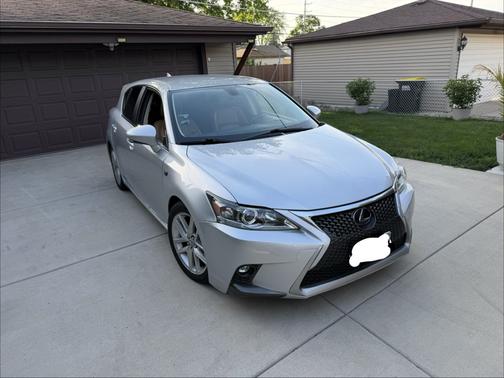 Silver 2016 Lexus CT 200h Base