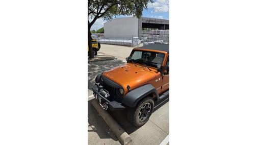 Orange 2011 Jeep Wrangler Unlimited Sport