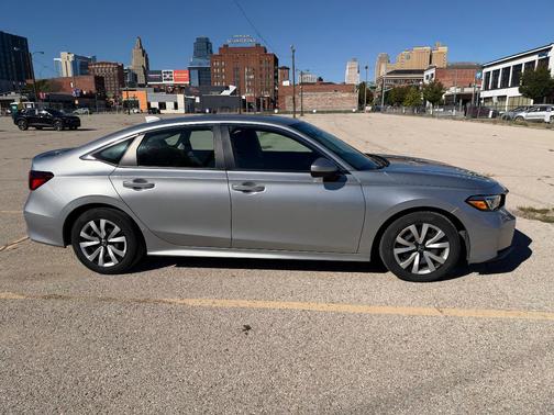 Silver 2025 Honda Civic LX