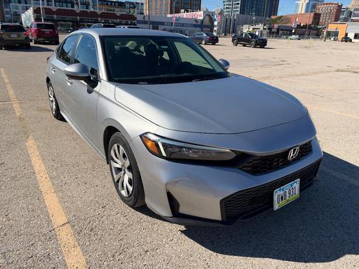 Silver 2025 Honda Civic LX