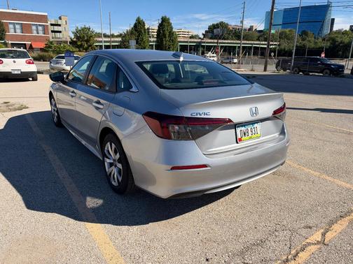 Silver 2025 Honda Civic LX