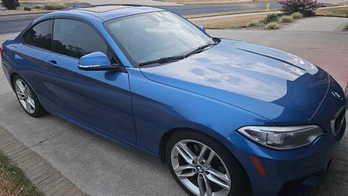 Blue 2014 BMW 228 i