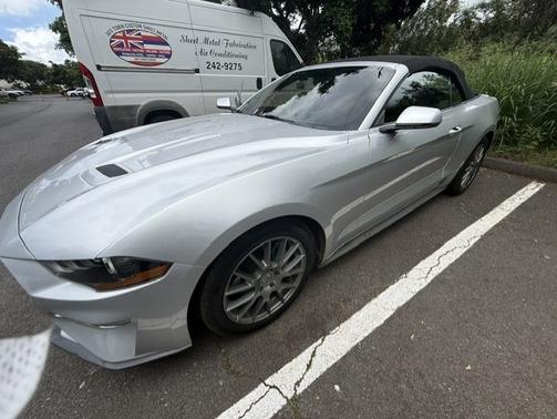 Silver 2019 Ford Mustang EcoBoost Premium