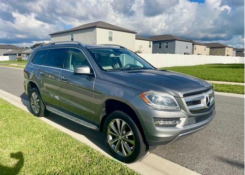 Gray 2014 Mercedes-Benz GL-Class GL 450 4MATIC