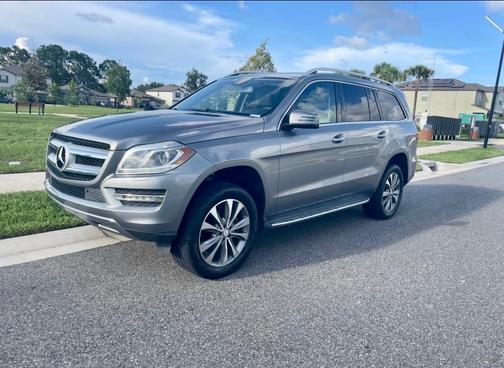 Gray 2014 Mercedes-Benz GL-Class GL 450 4MATIC