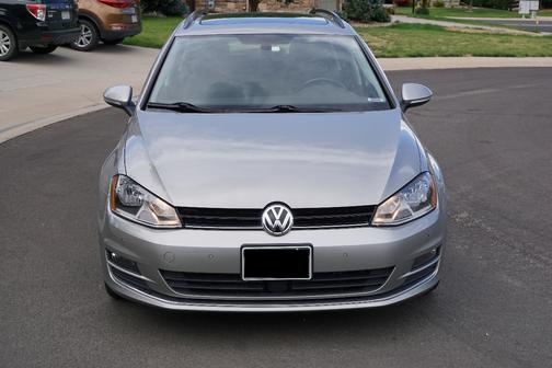 Silver 2015 Volkswagen Golf SportWagen TDI SE 4-Door