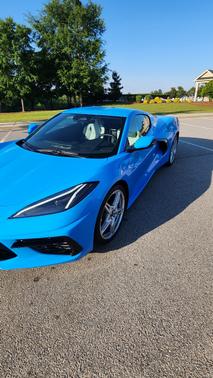 Blue 2025 Chevrolet Corvette Stingray w/1LT