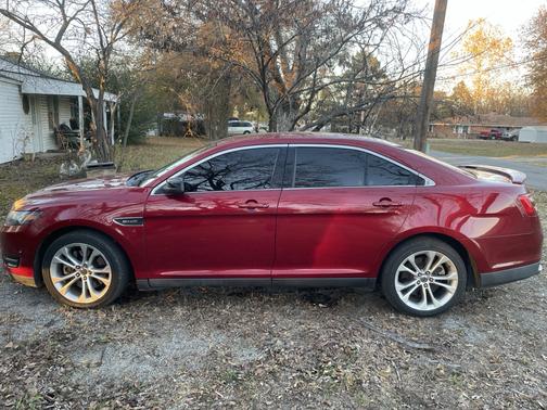 Red 2013 Ford Taurus SHO