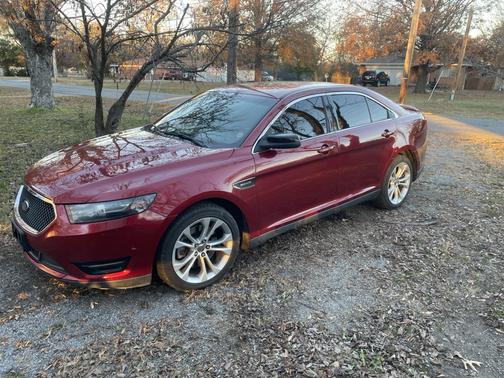 Red 2013 Ford Taurus SHO