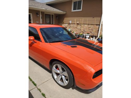 Orange 2008 Dodge Challenger SRT8