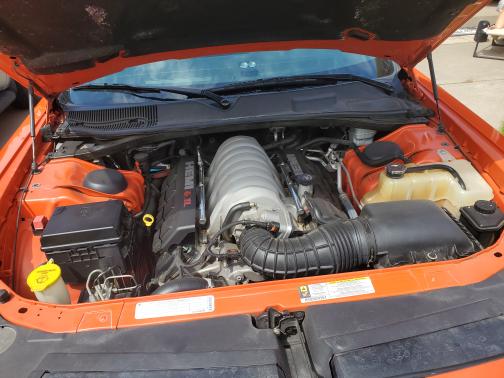 Orange 2008 Dodge Challenger SRT8