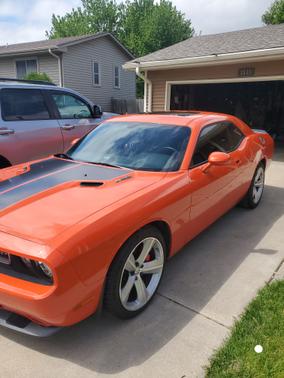 Orange 2008 Dodge Challenger SRT8