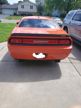 Orange 2008 Dodge Challenger SRT8