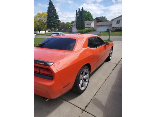 Orange 2008 Dodge Challenger SRT8
