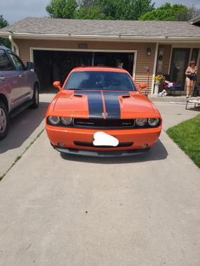 Orange 2008 Dodge Challenger SRT8