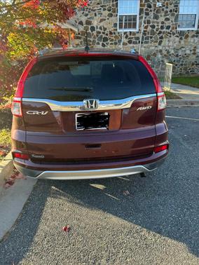 Red 2016 Honda CR-V EX-L