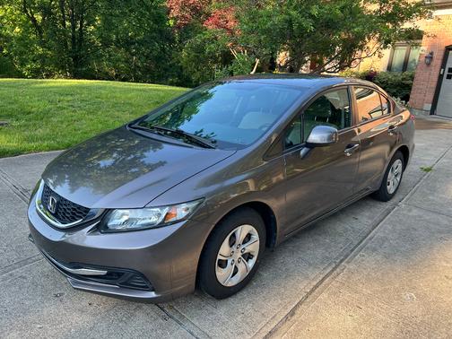 Gold 2013 Honda Civic LX