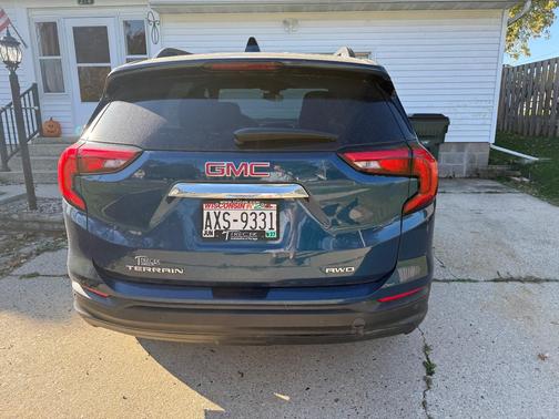 Blue 2020 GMC Terrain SLE