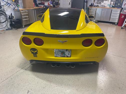 Yellow 2006 Chevrolet Corvette Z06